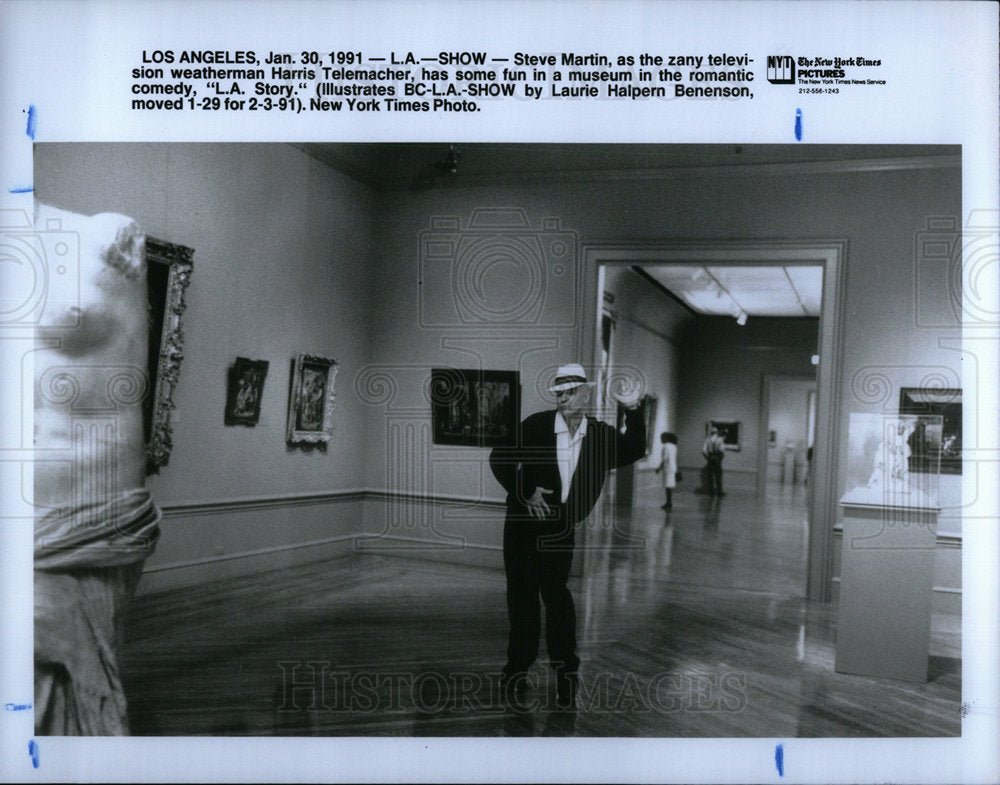 1991 Steve Martin dancing scene from &quot;L.A. - Historic Images