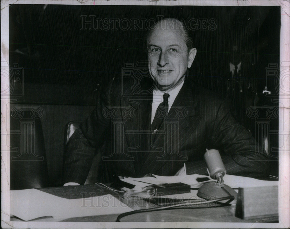 1957 Eugene Black World Bank President - Historic Images