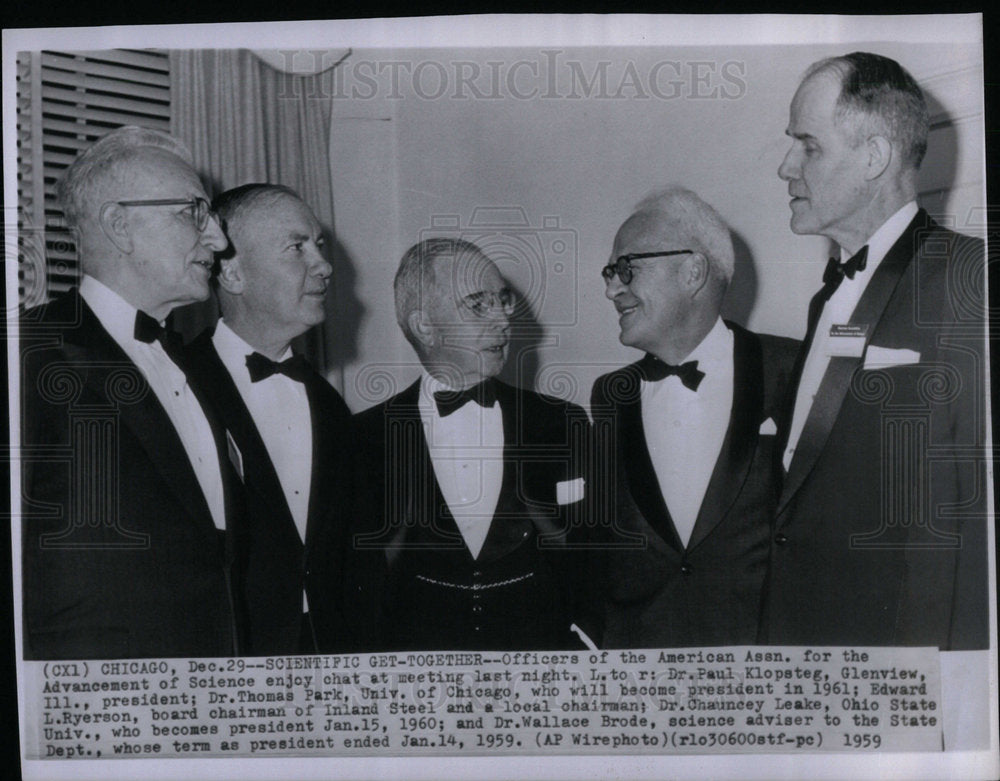 1959 Advancement Of Science Meeting Chicago - Historic Images