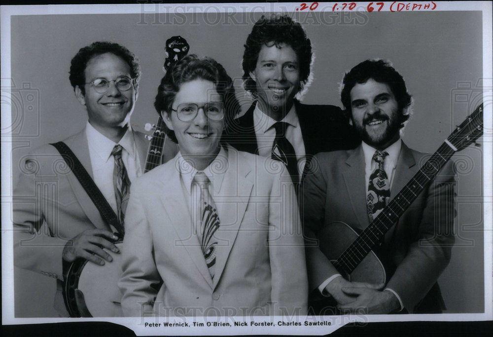 1985 Hot Rize Bluegrass Band Peter Wernick - Historic Images