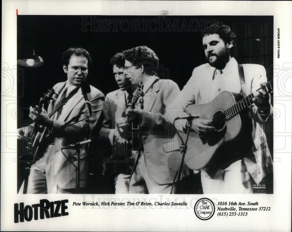 1987 Stage Shot Entertainers Hot Rize - Historic Images