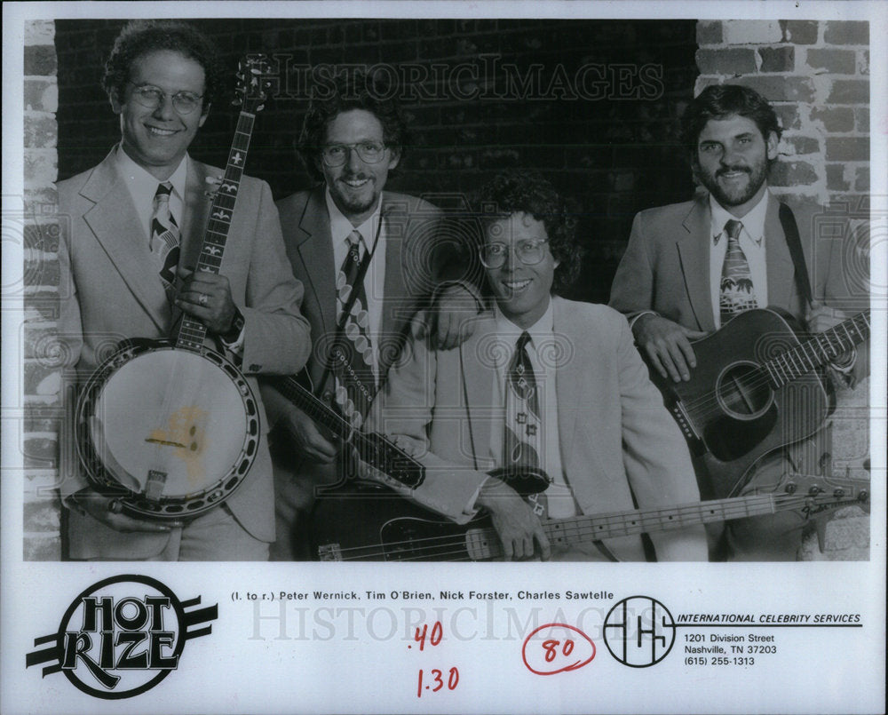 1983 Musicians Hot Rize Promotional Shot - Historic Images