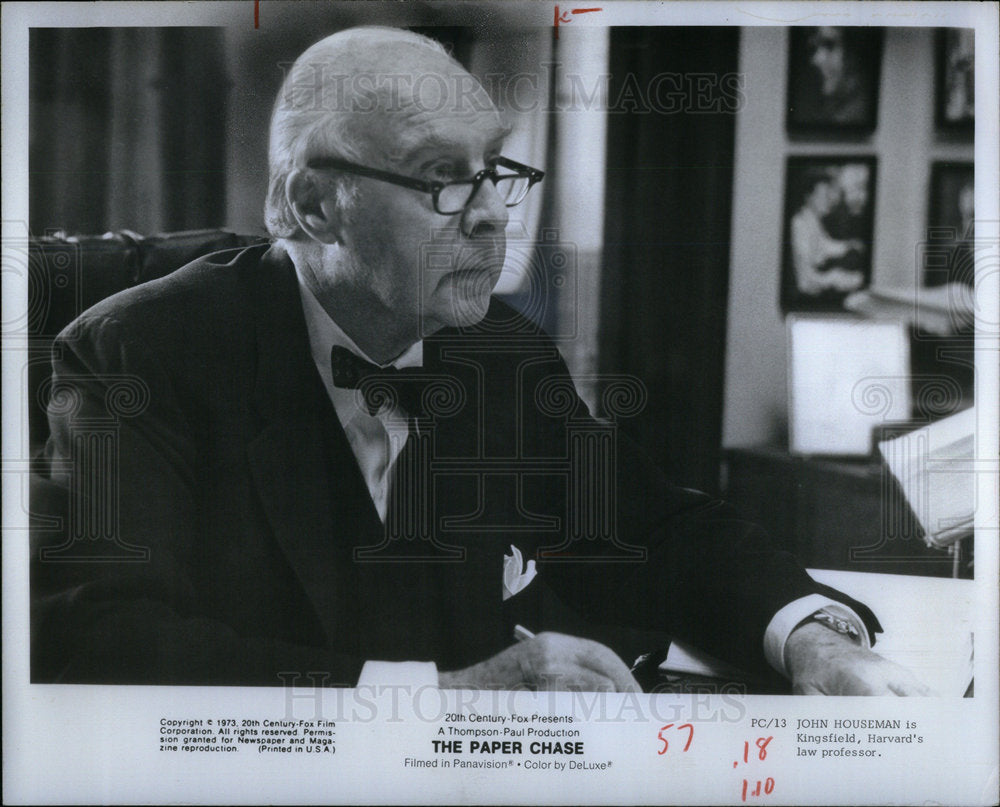 1974 John Houseman &quot;The Paper Chase&quot; - Historic Images