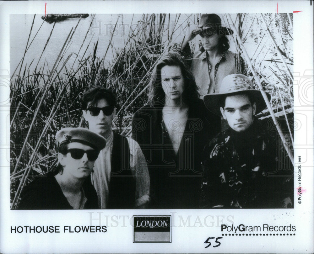 1989 Hothouse Flowers Irish Rock Musicians - Historic Images