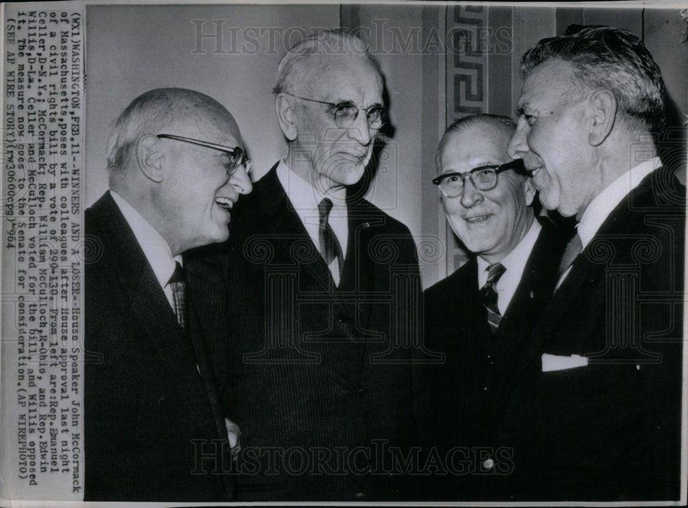 1964 John McCormack American House Speaker - Historic Images