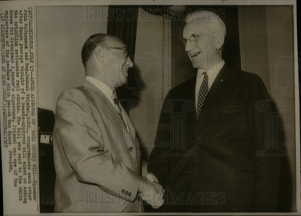 1967 John McCormack  and Samuel Friedel - Historic Images