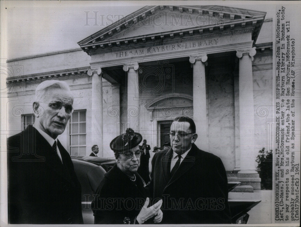 1961 John McCormack  and Mrs. McCormack - Historic Images