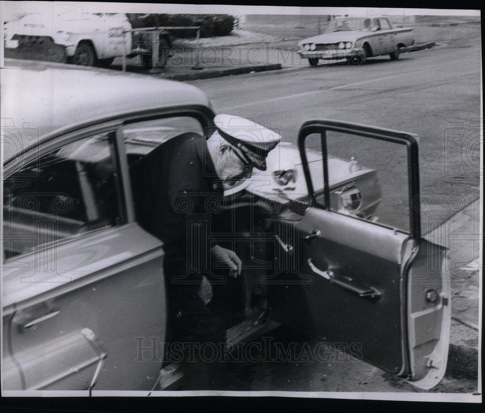 1961 Fire Department driver chief Feldman - Historic Images