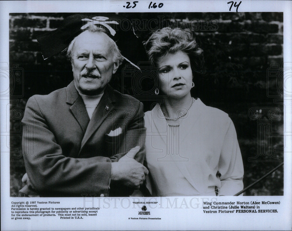 1987 Alec McCowen and Julie Walters - Historic Images