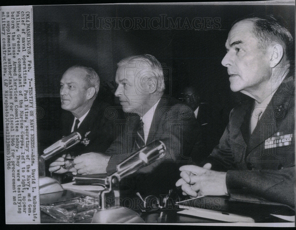 1966 House Armed Services Committee appear - Historic Images