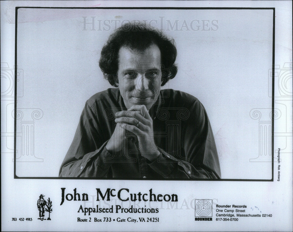 1987 John McCutcheon folk music singer - Historic Images