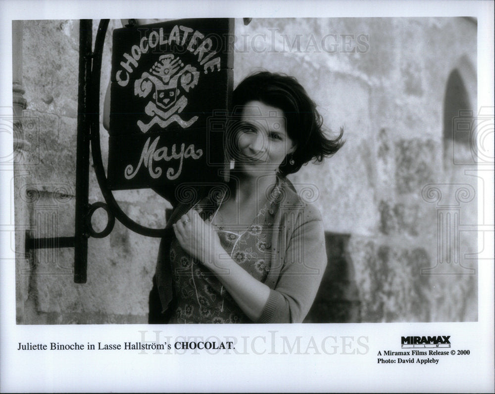 2000 Julliette Binoche in Chocolat - Historic Images