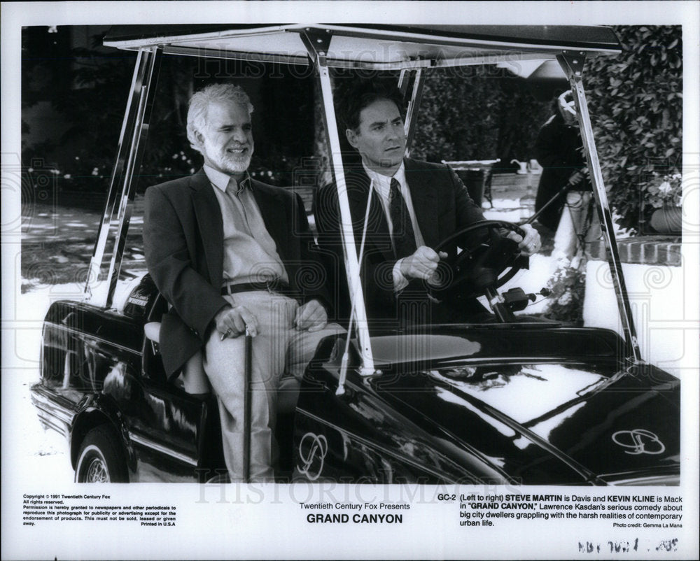 1992 Steve Martin Kevin Kline Grand Canyon - Historic Images