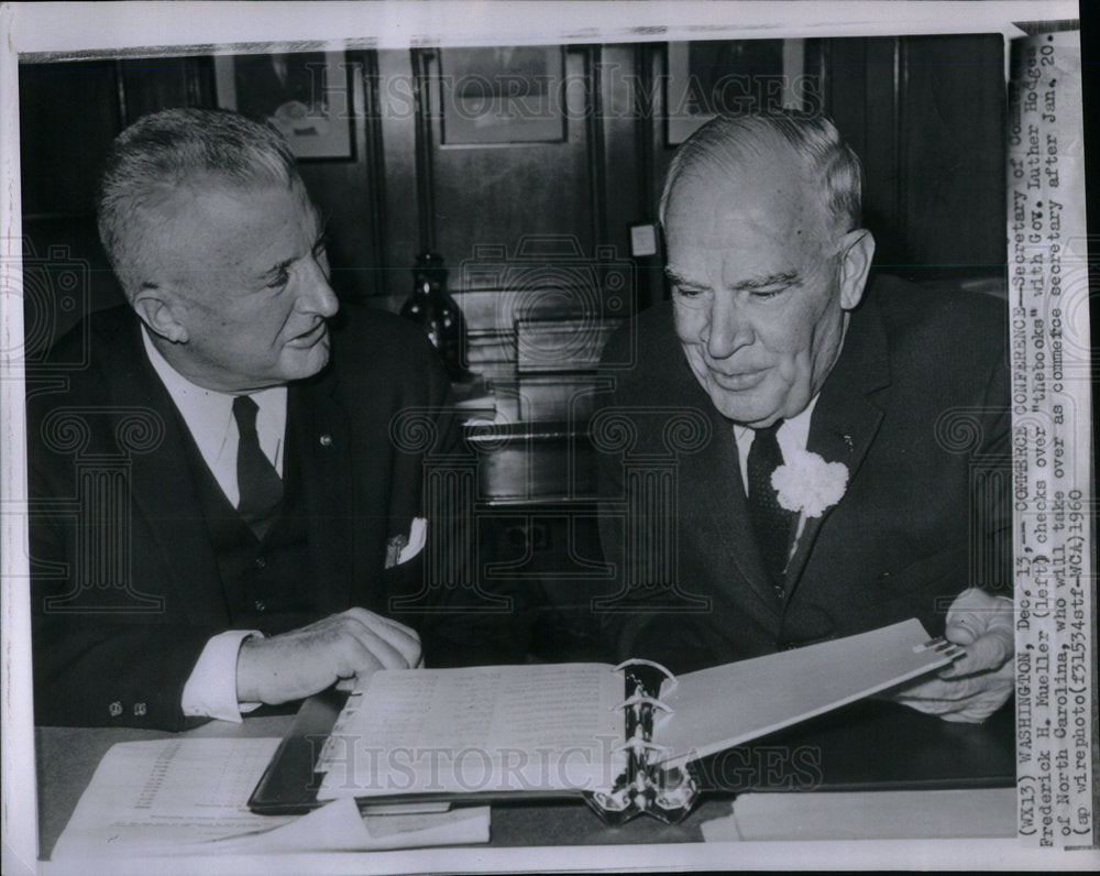 1960 Secretary Commerce Frederick Mueller - Historic Images