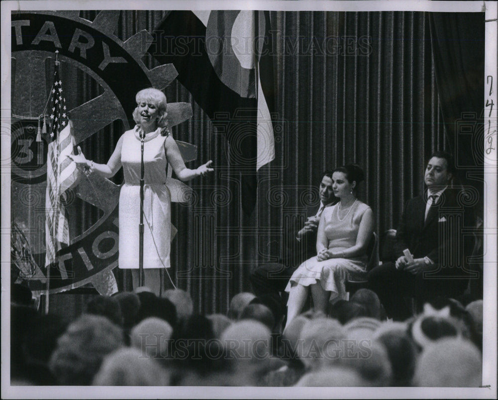 1968 Opera Singer Giving Preview Denver - Historic Images