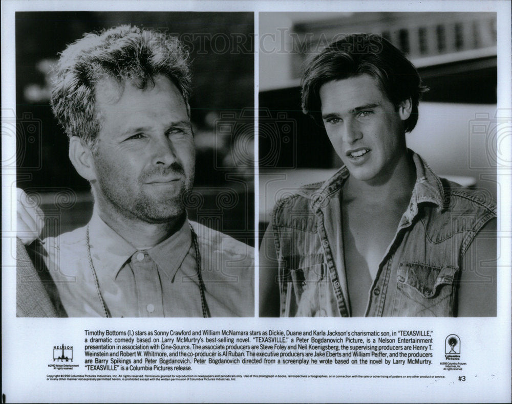 1990 Texasville Film Actors Bottoms-Historic Images