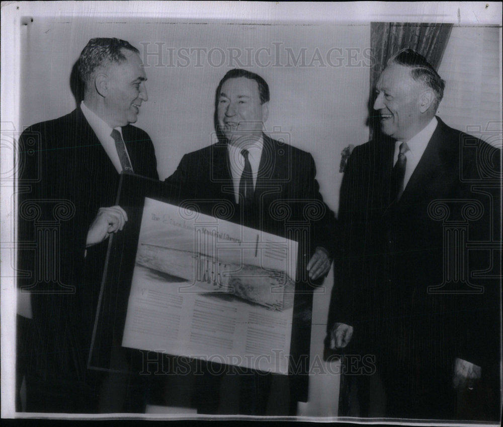 1958 Eisenhower Library Drive Begins - Historic Images