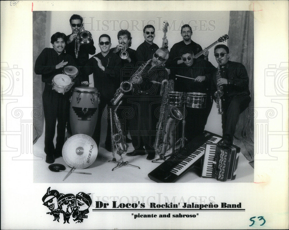 1993 Dr Loco&#39;s Rockin&#39; Jalapeno Band - Historic Images