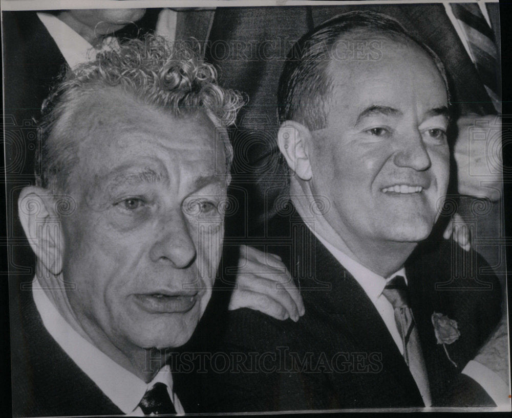 1964 Senator Dirksen and Hurbert Team Up - Historic Images