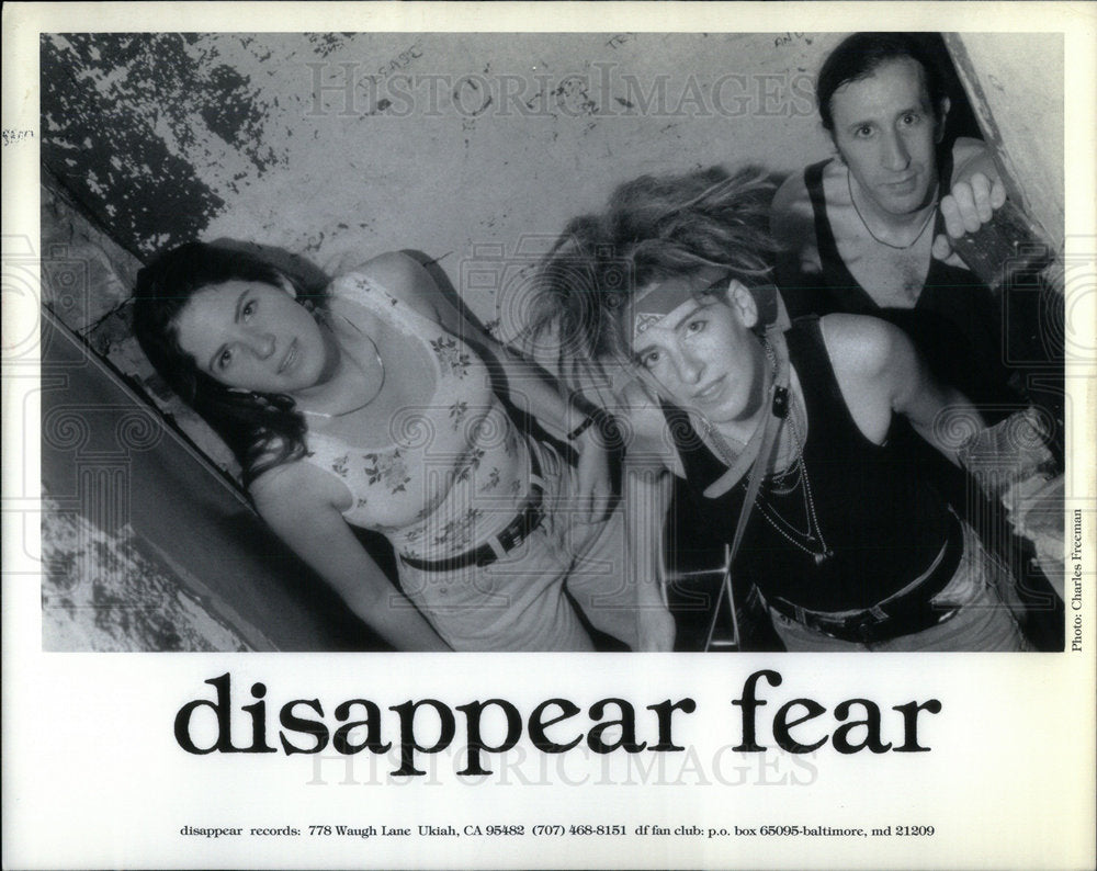 1992 Disappear Fear American Indie Pop Band - Historic Images