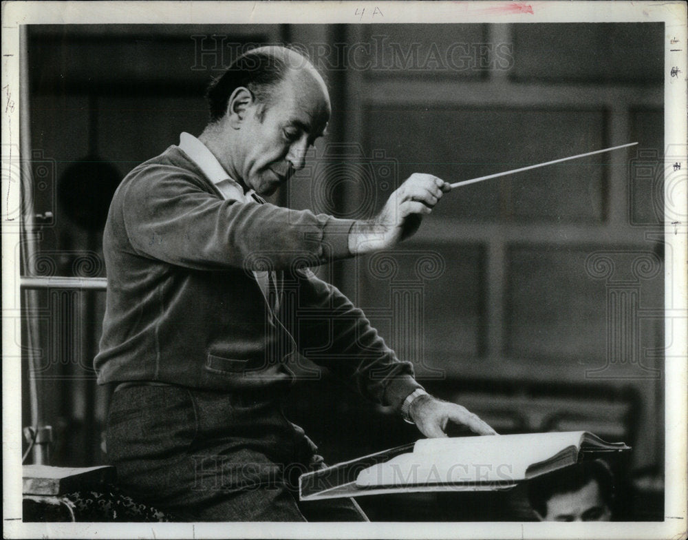 1990 Erich Leinsdorf American Conductor - Historic Images