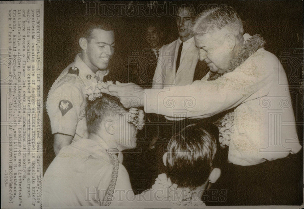 1968 Retired General Curtis LeMay Wallace - Historic Images