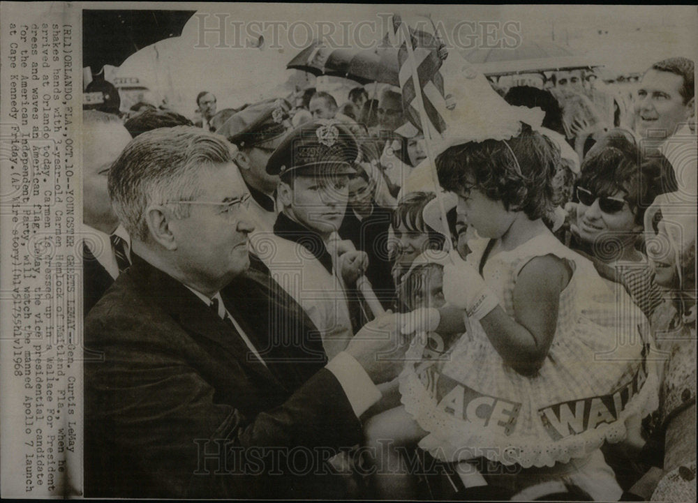 1968 Curtis LeMay Carmen Hemlock Wallace - Historic Images