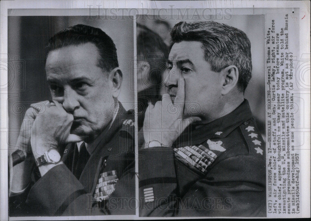 1957 Generals at Hearing - Historic Images