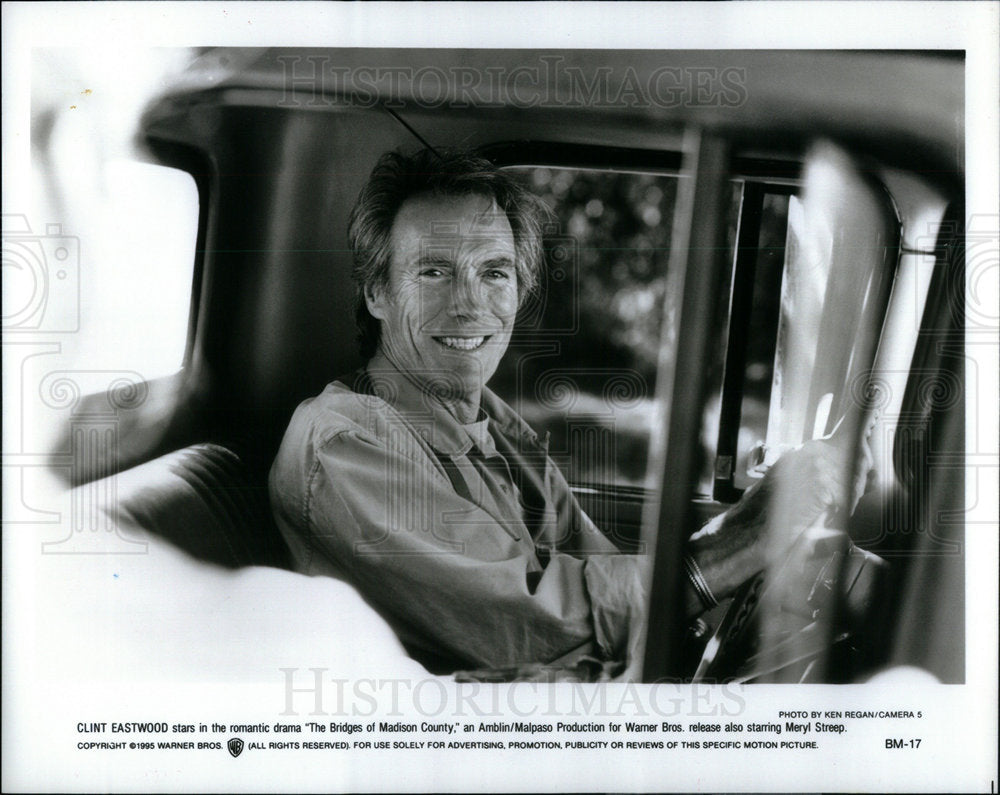 1995 Photo Actor Clint Eastwood - Historic Images