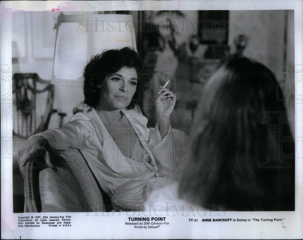 1977 Anne Bancroft in Turning Point - Historic Images