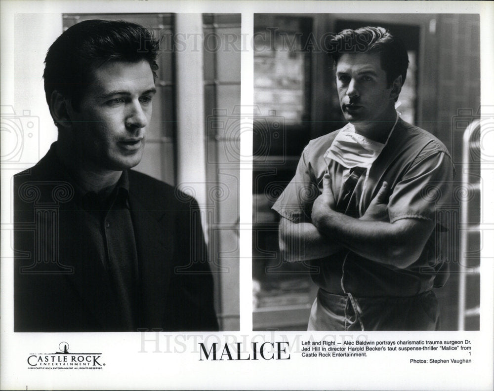 1994 Alec Baldwin in the film, Malice - Historic Images