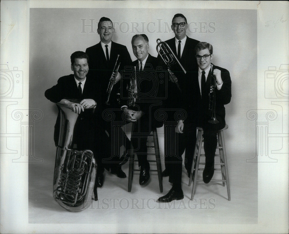 1968 Eastman Brass Quintet Band - Historic Images