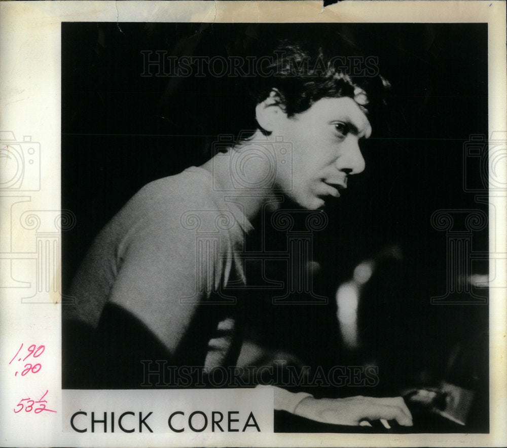 1974 Jazz Pianist Chick Corea - Historic Images