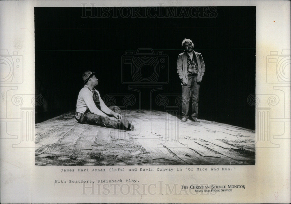 1975 James Earl Jones Kevin Conway - Historic Images