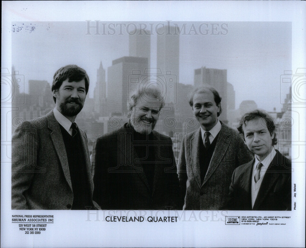 1990 Music Group Cleveland Quartet - Historic Images