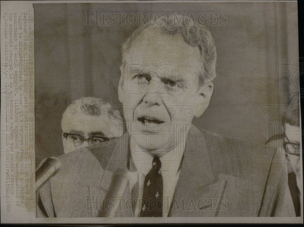 1968 Defense Sec. Clifford, Vietnam War - Historic Images
