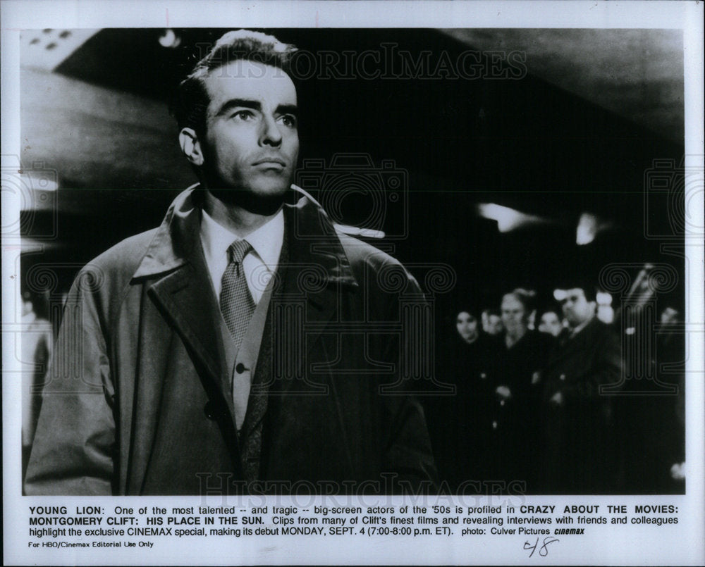 1989 Actor Montgomery Clift - Historic Images