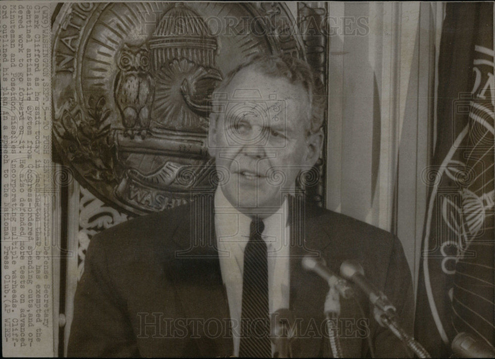 1968 Secretary Of Defense Clark Clifford - Historic Images