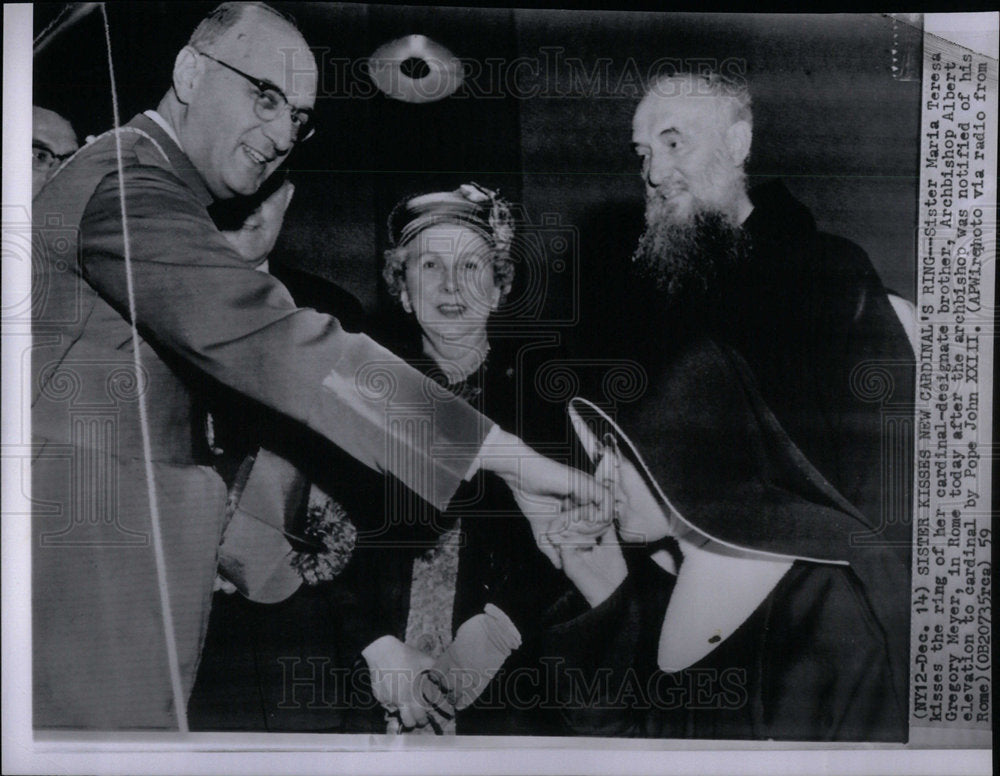 1959 Archbishop Albert Gregory - Historic Images