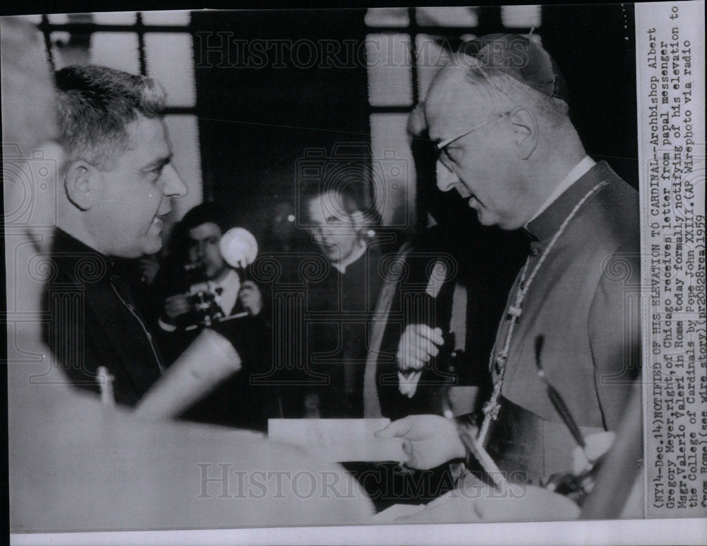 1959 Archbishop Albert Gregory Meyer - Historic Images