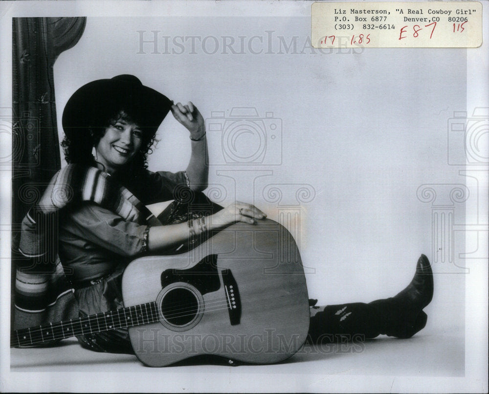 1986 Singer Liz Masterson - Historic Images