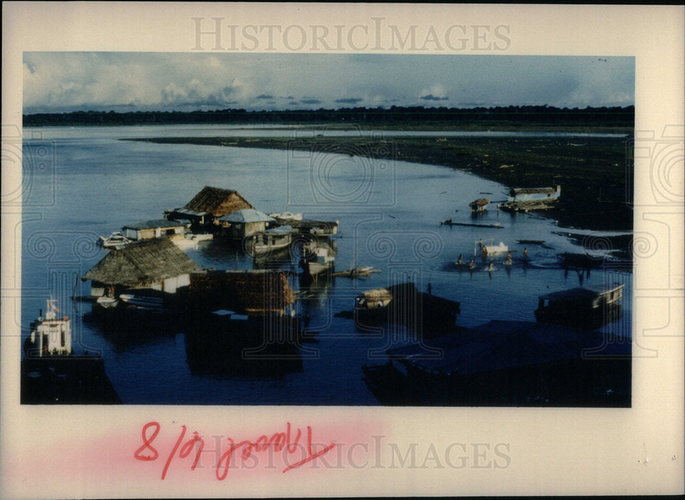 1986 Amazon River Iquitos Peru - Historic Images