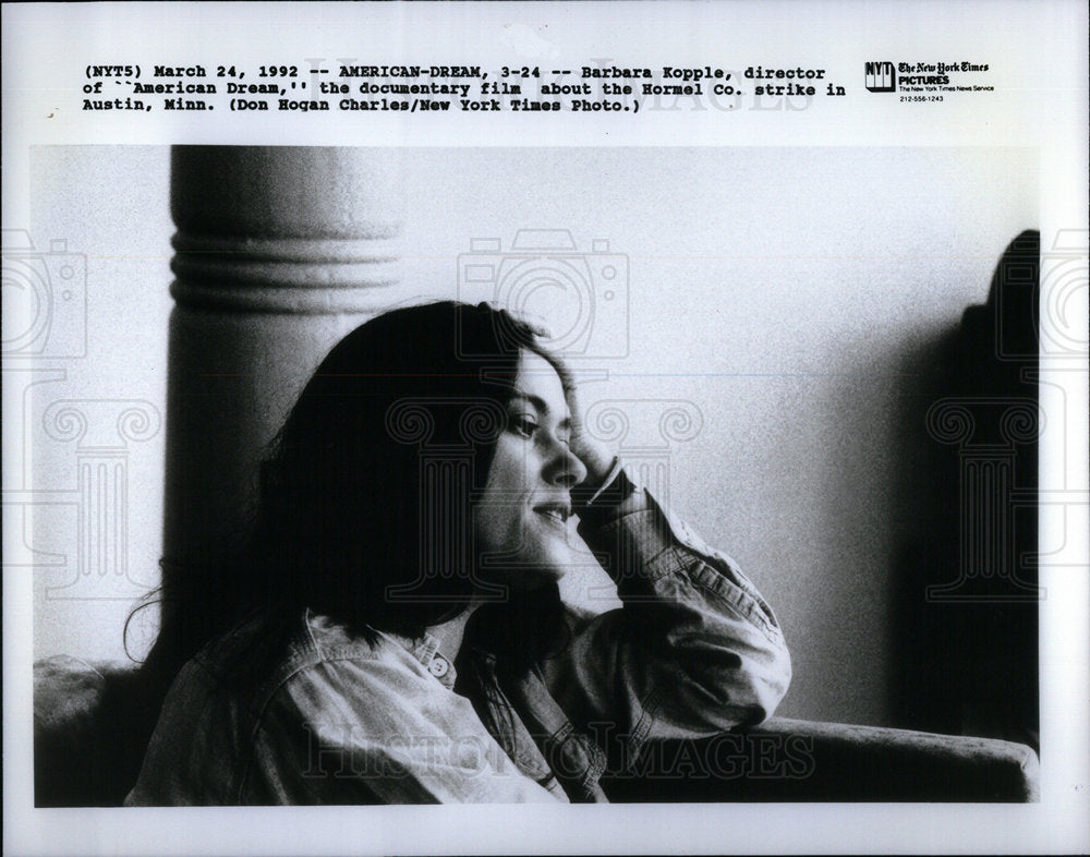 1992 Barbara Kopple American Dream director - Historic Images