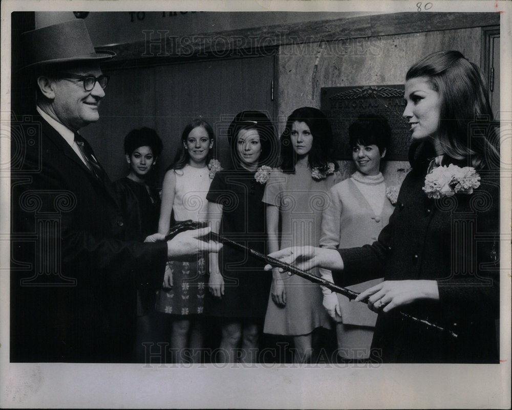 1969 St. Patrick Queen Railroad Agent - Historic Images