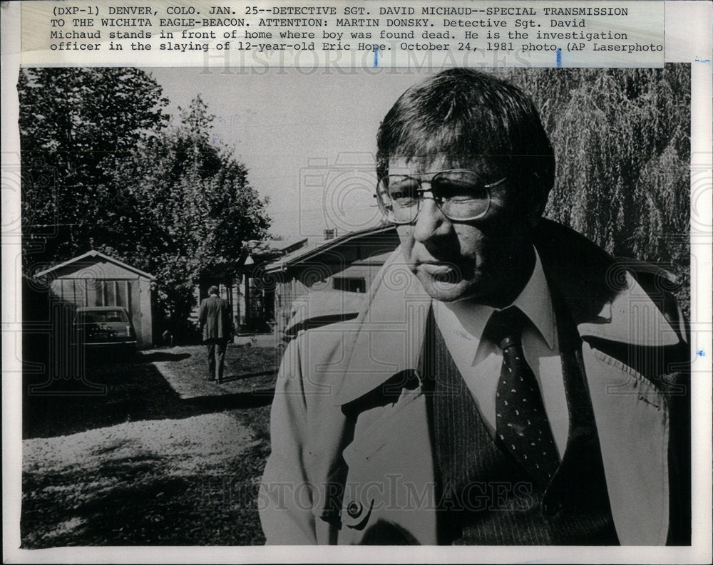 1981 Detective Michaud Home Eric Hope - Historic Images