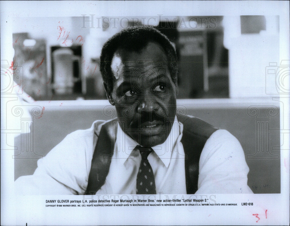 1992 Danny Glover Lethal Weapon 2 - Historic Images