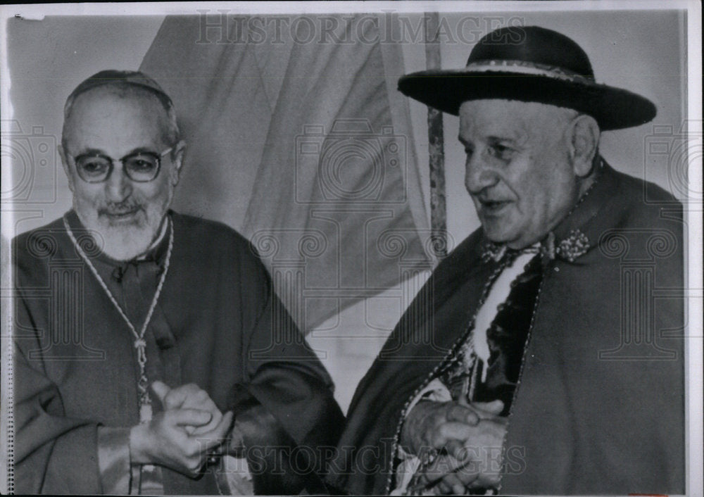 1961 Pope John XXIII Birthday Agagianian - Historic Images