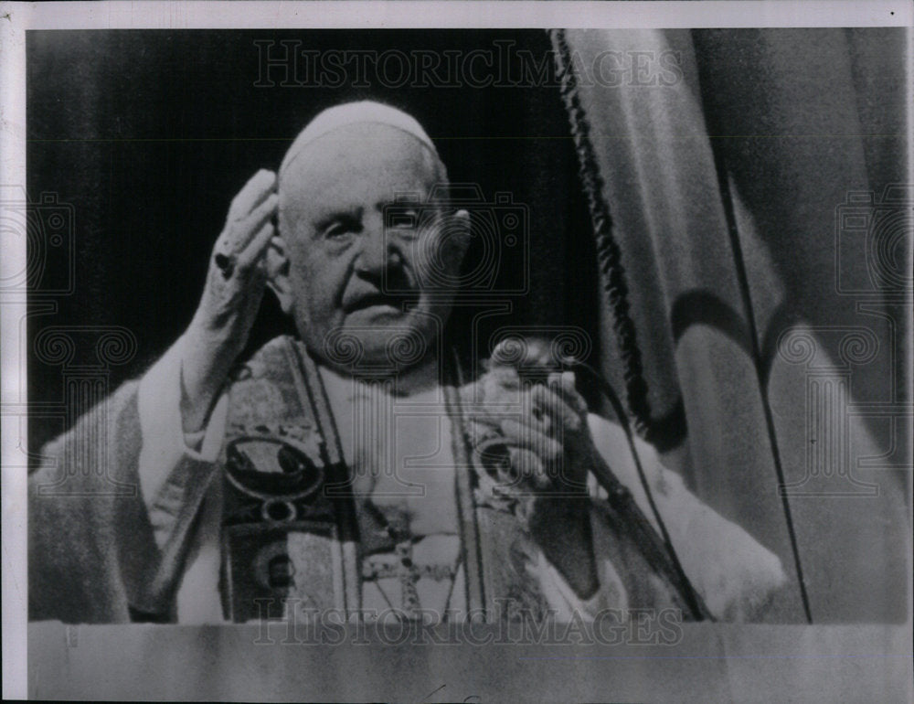 1962 Pope John XXIII Vatican Window - Historic Images