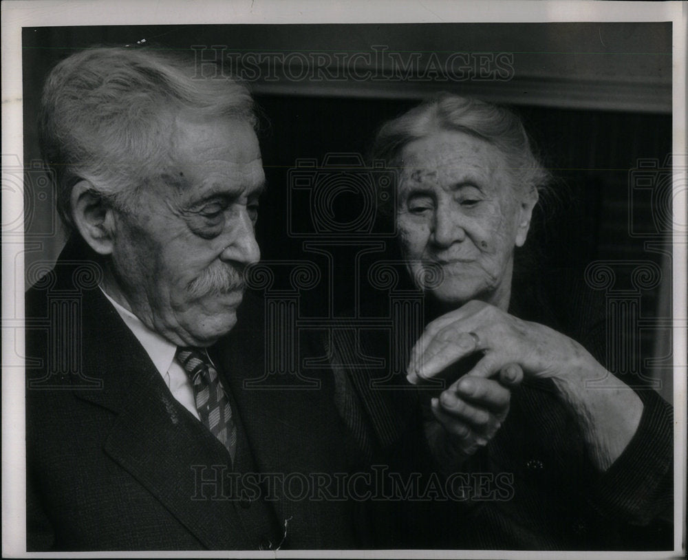 1952 Mr Mrs Brodebeck Old people Wilson - Historic Images