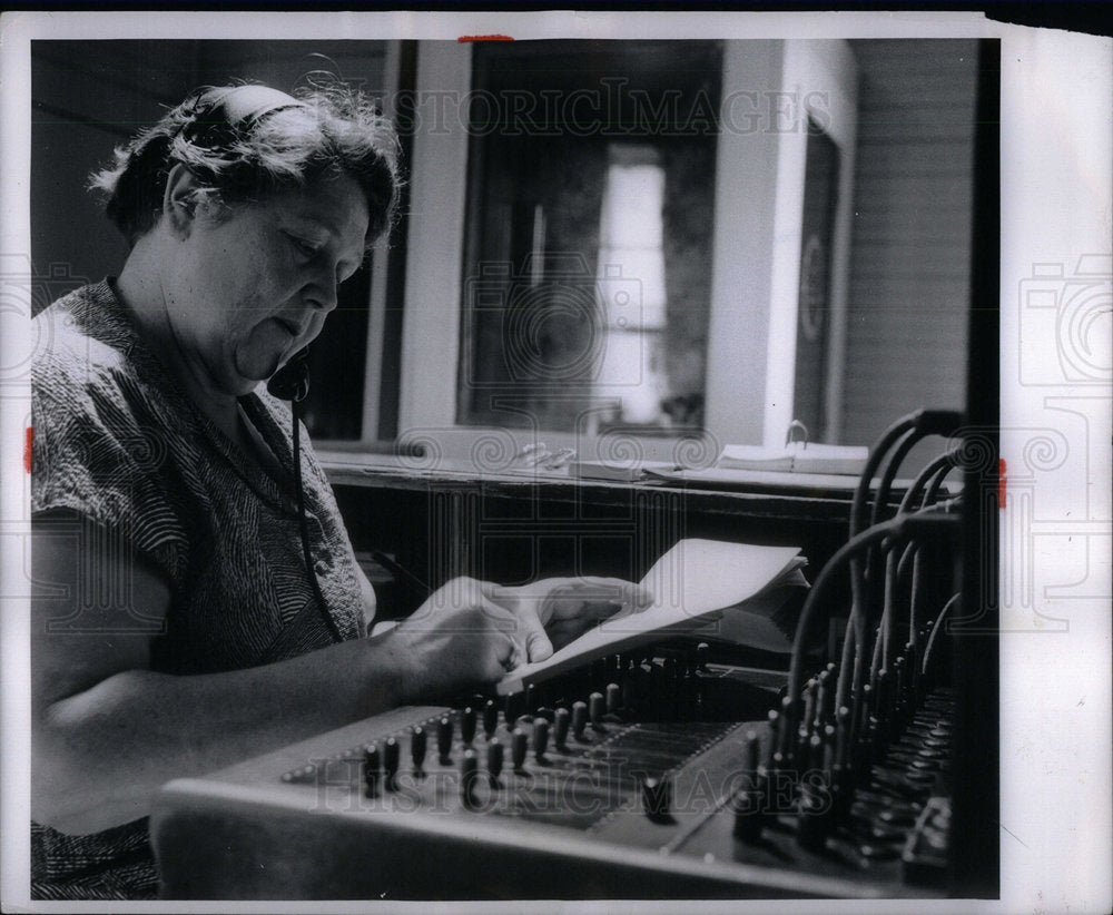 1955 Mrs. Jim Raney Telephone Operator - Historic Images